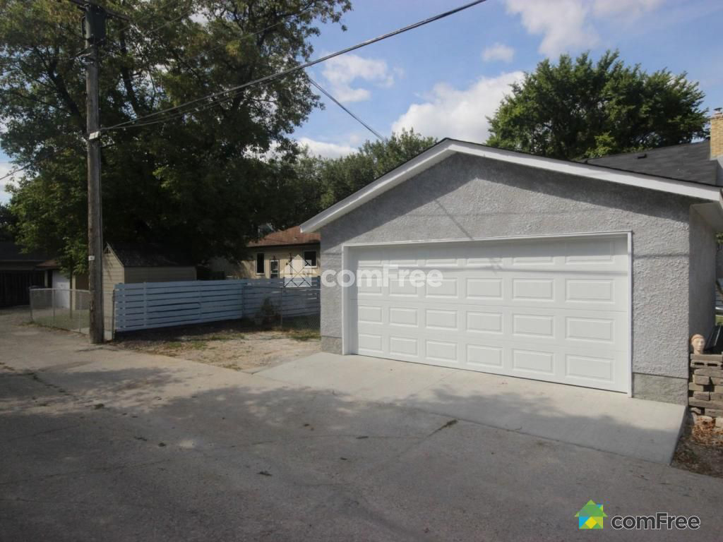 New two-car garage